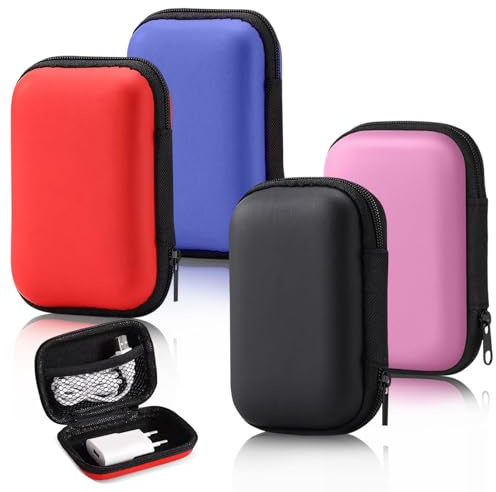 KUIZHEN Playing Card Case, 4PCS Card Game Case | Playing Card Box Playing Card Case Storage Box for Indoor Outdoor Gaming or Camping