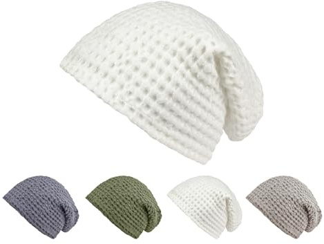 beties - PUR.NATURE - Sauna Beanie/Saunahut aus Waffelpique; PREMIUM-Halbleinen Qualität (europäischer Flachs) – 350 g/m² – exklusiv, nordisch & natürlich in gletscher-weiß