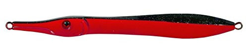 Robinson Pilker Sea Fox Squido, schlanker, länglicher Pilker in 6 4 Gewichten von 90g - 180g verfügbar (Red, 90g)