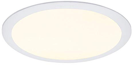 Long Life Lamp Company 24w Round LED Ceiling Panel Recessed Light Warm White 3500K Bright 300mm x 300mm