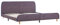 vidaXL Polsterbett Klassisch Stoffbett Bett Ehebett Doppelbett Bettgestell Bettrahmen Lattenrost Schlafzimmerbett Taupe Stoff 180x200cm