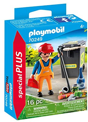 Playmobil Agent d'entretien de la voirie Multicolor 70249