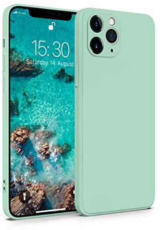 MyGadget Cover per iPhone 11 Pro Max - Custodia Protettiva in Silicone Morbido – Case TPU Flessibile - Ultra Protezione Antiurto & Antiscivolo Verde Menta