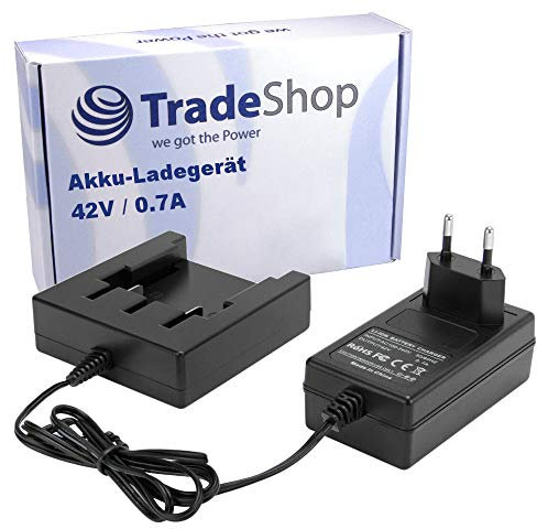 Trade-Shop Akku-Ladegerät für Cramer 40PHA 40LM35 40LM41 40T05 40T07 40CS12 40CS15 40PS 40HD61 40PHA, PowerWorks 40V-System PD40CS40 P40GC / 40V 0,7A