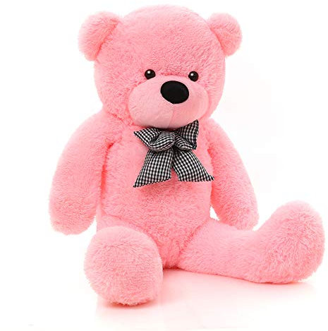 Plüschtier Teddybär Groß XXL - Rosa Stofftier Kuscheltier Bär 180 cm Groß - zum Kuscheln und Spielen für Babys & Kinder