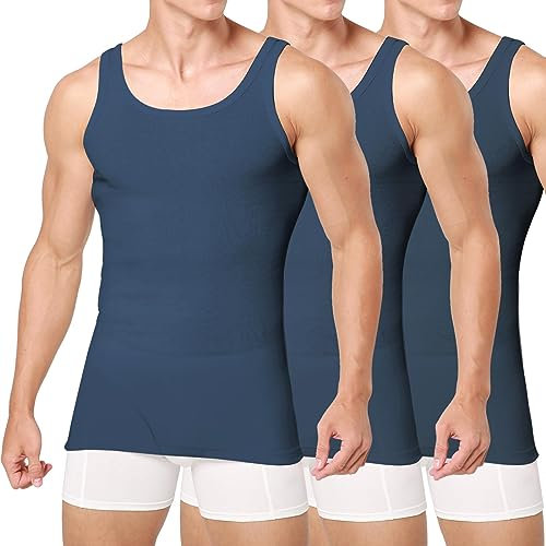 Smart Sir Débardeur Homme Lot de 3/5 100% Coton Maillot de Corps Toutes Les Tailles et Les Couleurs