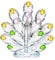 Movdyka 4.5 Crystal Colorful Peacock Art Figurine Gifts for Women, Glass Peacock Animal Collectible Ornaments Home Decor