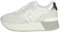 LIUJO BA4081 Dreamy 02 White-Silver Sneakers Sportive Donna in Nabuk Tessuto Bianco Zeppa Alta (Taglia 36)