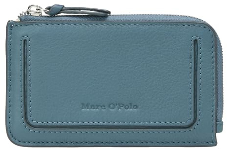 Marc O'Polo Kartenhalter Zip Wallet Hazy Blue blaugrau
