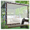 CYTZS Cortina Transparente para Exteriores Cortaviento Panel de Lona para Pérgola con Ojales Lona de PVC Impermeable, para Porche Gazebo, Personalizable(3x2.5m)