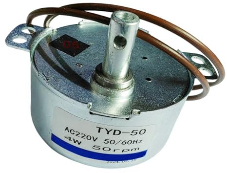 YAOGUI TYD-50 Small Synchronous Motor 220V-240V 50RPM CCW Electric Gear Motor Cup Turners Synchronous Motor For Tumblers