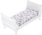 IMIKEYA Miniatur Bett Puppenhaus Zubehör 1 12 Mini Bett Deko Holz Puppenhaus Miniatur Puppenbett Möbel Spielzeug für DIY Schlafzimmer Szenen Puppen Hause