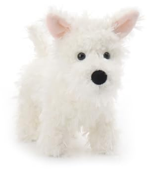 Apricot Lamb Charmantes West Highland Hund Plüschtiere für Kinder, weiche niedliche Kuscheltier für Baby Mädchen und Jungen, Flauschige Charmantes West Highland Weiß 20cm
