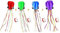 Winterworm Lot de 4 Grands Cerfs-Volants en Soie avec Planche Cerf-Volant Chinois Simple à Piloter Cerf-Volant pour mémoire Parent-Enfant débutant