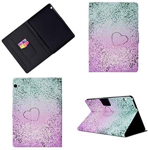 CXTcase Huawei MediaPad T3 10.0 Funda Ultra Slim Lightweight PU Leather Stand Funda Cover for Huawei MediaPad T3 10.0 Inch Tablet Love Sands