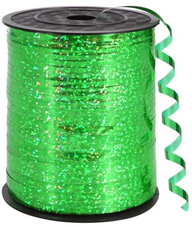 500 Meter Grün Ballonband Geschenkband Geschenkverpackung für Party Festival Art Craft Dekor Florist Weihnachten Blumen Dekoration