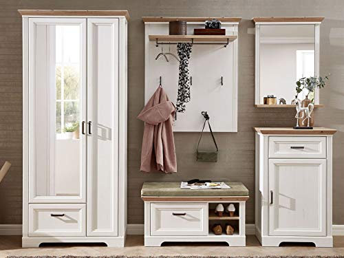 möbelando Garderobe Dielenmöbel Garderobenprogramm Komplett Set Flurmöbel Jillana VI