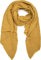 styleBREAKER Damen weicher unifarbener Web Schal in asymmetrischer Form, Winter, Stola 01017118, Farbe:Senf