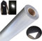 FUNKAKA Heat Transfer Vinyl Bundle PU Reflective HTV 12 Inch x 10 Feet Light Gray Iron on Vinyl Easy to Cut & Weed DIY Design for T-Shirts（Light Gray）
