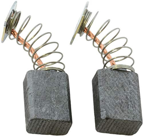 Escobillas de carbón Buildalot Specialty ca-07-88648 para Makita Fresadora RT0700C - 6x9x12 mm - Con resorte, cable y conector - Reemplaza partes 191940-4 & CB-411