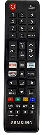 Samsung OEM Remote Control with Netflix Hotkey - Black (BN59-01315J)