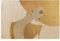 Bilderwelten Holzbild - Dame mit Hut in Gold, 50cm x 75cm