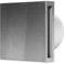 Prostko LTD Stylish Bathroom Extractor Fan 150mm / 6'' Kitchen Ventilator with Front Cover (with Timer and Humidity Sensor, Stainless Steel)