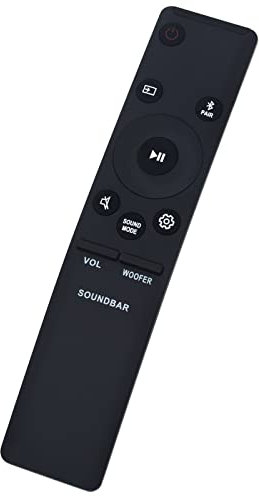 6IN1 AH59-02767A PERFASCIN Replacement Remote Fit for Samsung Soundbar HW-Q80R HW-Q850T HW-Q900T HW-Q90R HW-Q950T HW-R450 HW-R550 HW-R550/ZA HW-R60C HW-R650 HW-R650/ZA HW-S40T HW-S40T/ZA HW-S41T