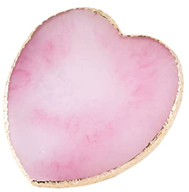 BODYA Hearted Shaped Resin Nail Art Palette Gel Polish Color Mixing Pallet Nail Drawing Paint Plate Display Tray DIY Manicure Tool for painting, Placing Things, Making Nail