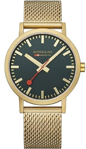 Mondaine Classic Damen Uhr analog Quarzwerk mit Edelstahl Armband A660.30360.60SBM