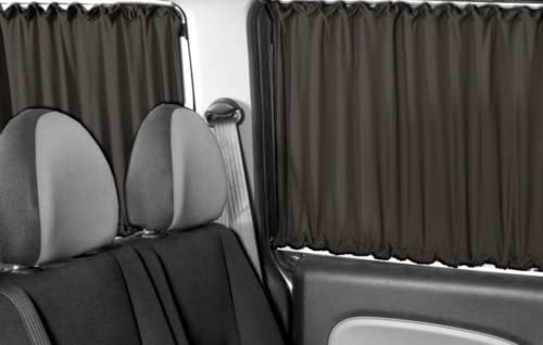 FOR RENAULT MASTER BLACKOUT CURTAINS BLACK CHOOSE DIFFERENT VARIATIONS (Right sliding door)
