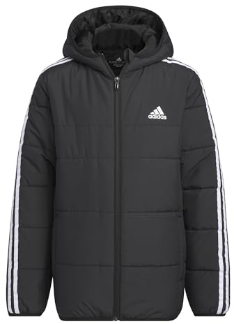 adidas Unisex Kids Essentials 3-Streifen gefütterte Kinderjacke