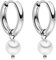 PURELEI® Diligence Ohrringe (Silber) – Damenohrringe aus langlebigem Edelstahl – Wasserfeste Ohrringe Damen – 10mm Durchmesser – Modeschmuck für deinen individuellen Look