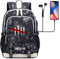ILLUMAX Anime Rücksack Dead Day.lig-ht, Grosse Kapazität Schulranzen für Laptop, Teens Rucksäcke Lässiger Schulrucksack-C||44X30X15CM