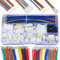 Kidisoii JST Connector Kit 2.5mm Pitch JST-XH 2.54 Male Female Connector with Premium 22AWG Pre-Crimped Cables,XH 2.54mm Connector 2/3/4/5/6/7/8/9/10 Pin Male Female Housing (XH-MF-Kit)