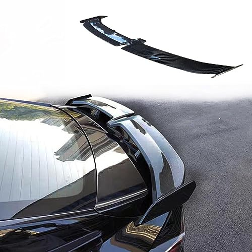 CAALO Auto ABS Kofferraum Heck Spoiler für Mercedes Benz SLK 200 [R170 R171 R172] 1996-2021,Heckspoiler Flügel Lippe Auto Schwanz Spoiler Flügel Auto Zubehör,S/Carbon Fiber