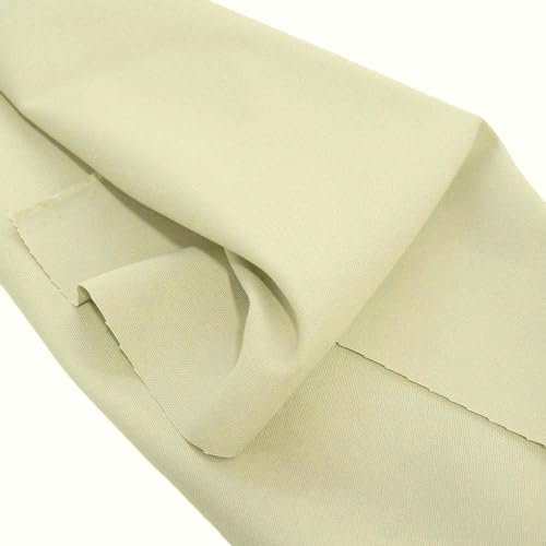 TOLKO Canvas Stoff Meterware als Polsterstoff Bezugsstoff | Robust Abriebfest Baumwoll-Segeltuch zum Polstern Beziehen | weicher Baumwollstoff Canvasstoffe zum Nähen (Beige)