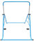 Froulaland Kinder Gymnastik Bar Mit Höhenverstellbarer Klappbarer Horizontaler Leiste, Gymnastikstange zu Indoor Outdoor Hause Turnreck Gymnastik Kinder Garten Reck Reckanlage 100kg (Blau)