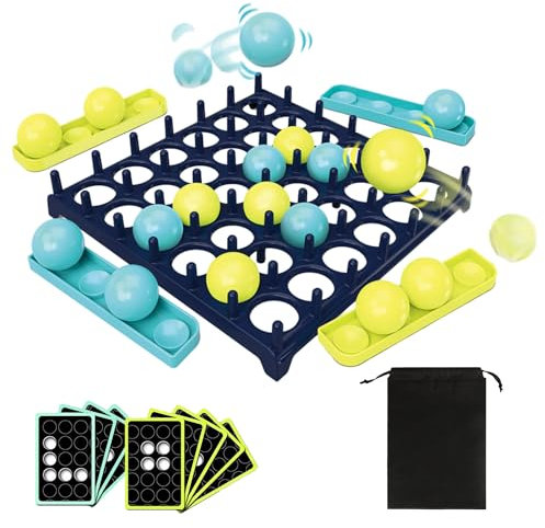 1 Satz Hüpfball-tischspiele, 1 Schwarze Vliestasche Mit Kordelzug, Brettspiel, Hüpfspiel, Dekompressionsspiel, Spiele Für Kinder Und Erwachsene