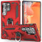 KETGII für Samsung Galaxy S24 Ultra Hülle,Galaxy S24 Ultra 5G Handyhülle Anti-Kratzer Militärische Stoßfest Ring Halter Schutzhülle Handyhülle Cover für Samsung Galaxy S24 Ultra,Rot