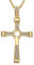 BOBIJOO JEWELRY - Collier Croix Pendentif Inspiration Vin Diesel Fast and Furious Acier inoxydable Doré Or