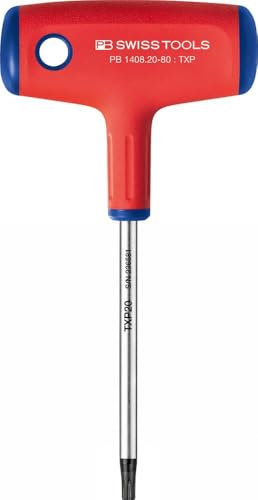 PB SWISS TOOLS 1408.20-80 Tournevis cruciforme Torx Phillips TXP20 Taille compatible avec vis M4