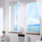 Andizun Air Conditioner Window Seal Kitwith Zip and Adhesive Fastener, 500cm Window Seal Anti Mosquito Waterproof Wind Resistant No Drilling, for Portable Air Conditioner