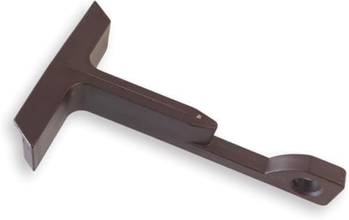 Quality Collection | Fensterfeststeller für Kippfenster | Fensterstopper | 4er-Set | Braun | Robuste Sicherung für Kippfenster | Einfache stabile Montage | Ideal für Zuhause und Büro