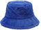 MILAKOO Winter Fuzzy Bucket Hat Cute Lovely Plüsch Pelz Fischer Cap Solid Farbe Dicke Warme Mütze für Frauen Blau