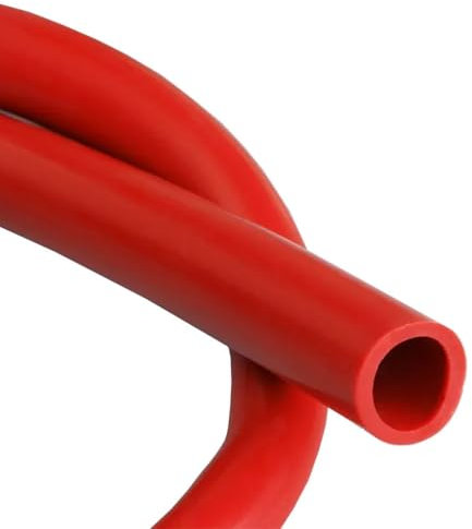HFRSE Tubo Flessibile In Silicone Rosso, Diametro Interno 3-50mm, Diametro Esterno 5-60mm, Lunghezza 1m, Resistente Alle Alte Temperature, Per Acqua Potabile, Acquari, Laboratori, 12x16mm