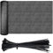 HENG FENG Brise Vue 1x10m,Écran de Protection HDPE 150g/m²,Résistant aux UV,Vent et Déchirures,avec Attaches de Câbles pour Jardin et Balcon-Anthracite