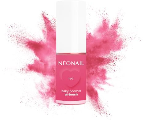 NÉONAIL Baby Boomer Airbrush 5g - Quick Ombre Spray - Nails - Powder - Ombre Spray Nägel - Babyboomer - Nail Powder - Spray - Ombre Spray Nails - Ombre - Red - Rot