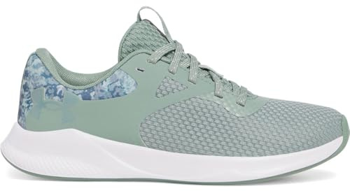 Under Armour Women's UA Charged Aurora 2 + Training Shoes, Size 37.5 EU, Silica Green/White/Metallic Silica