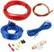 VINTORKY 1set Amplifier Wiring Kit Per Subwoofer Installazione Facile Di Audio Per Auto Cavi Di Potenza Per Migliorare La Qualità Sonora e Stabilità Accessori Inclusi Per Connessione